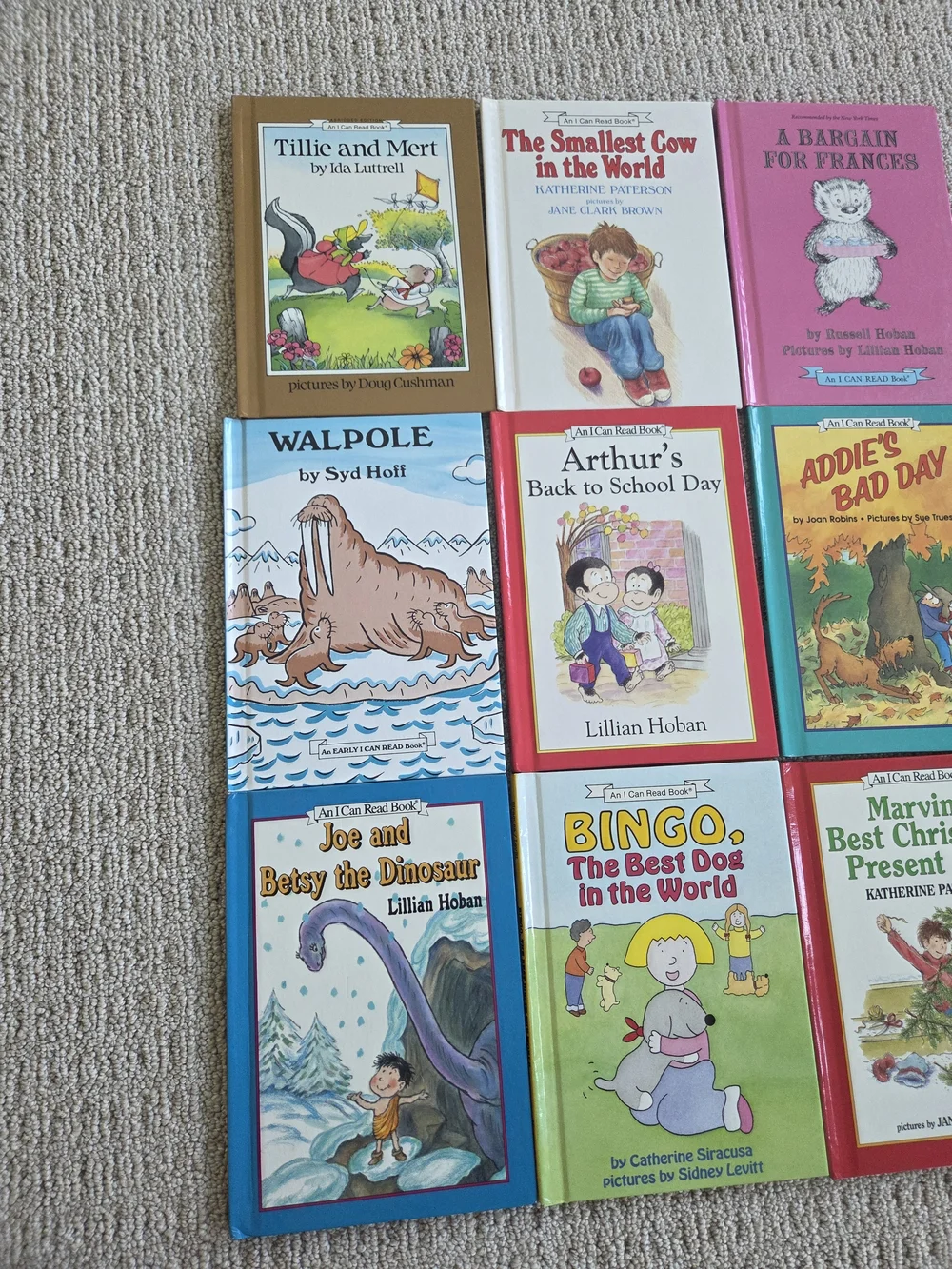 Lot of 9 I Can Read Book Hardcover Children's Books
